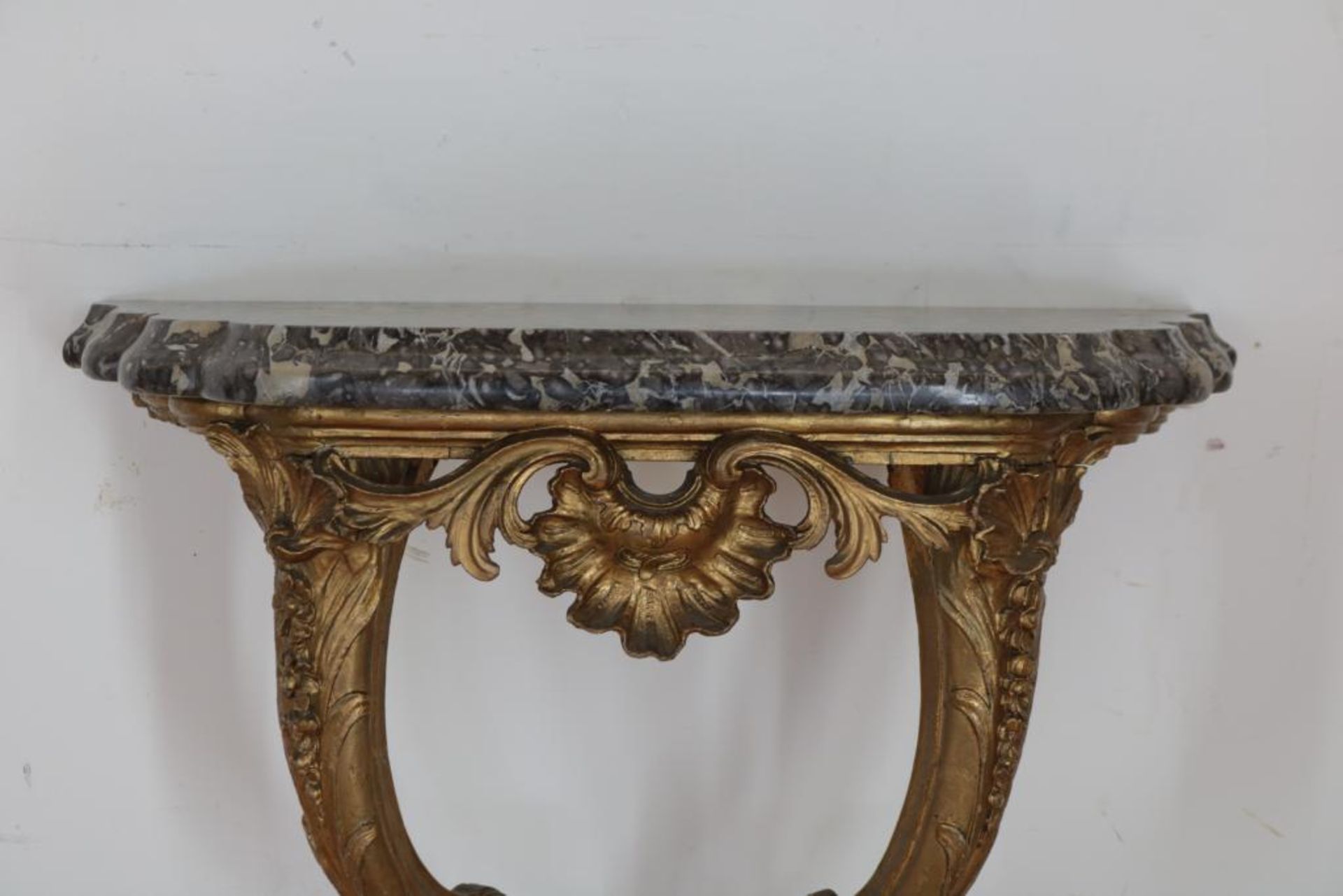 Vergulde Louis XV console - Image 5 of 5