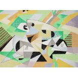 Gino Severini, fietser, zeefdruk