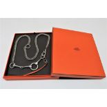 Hermes collier met paardenbits, in doos