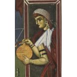 Vrouwenfiguur, kopie van fresco