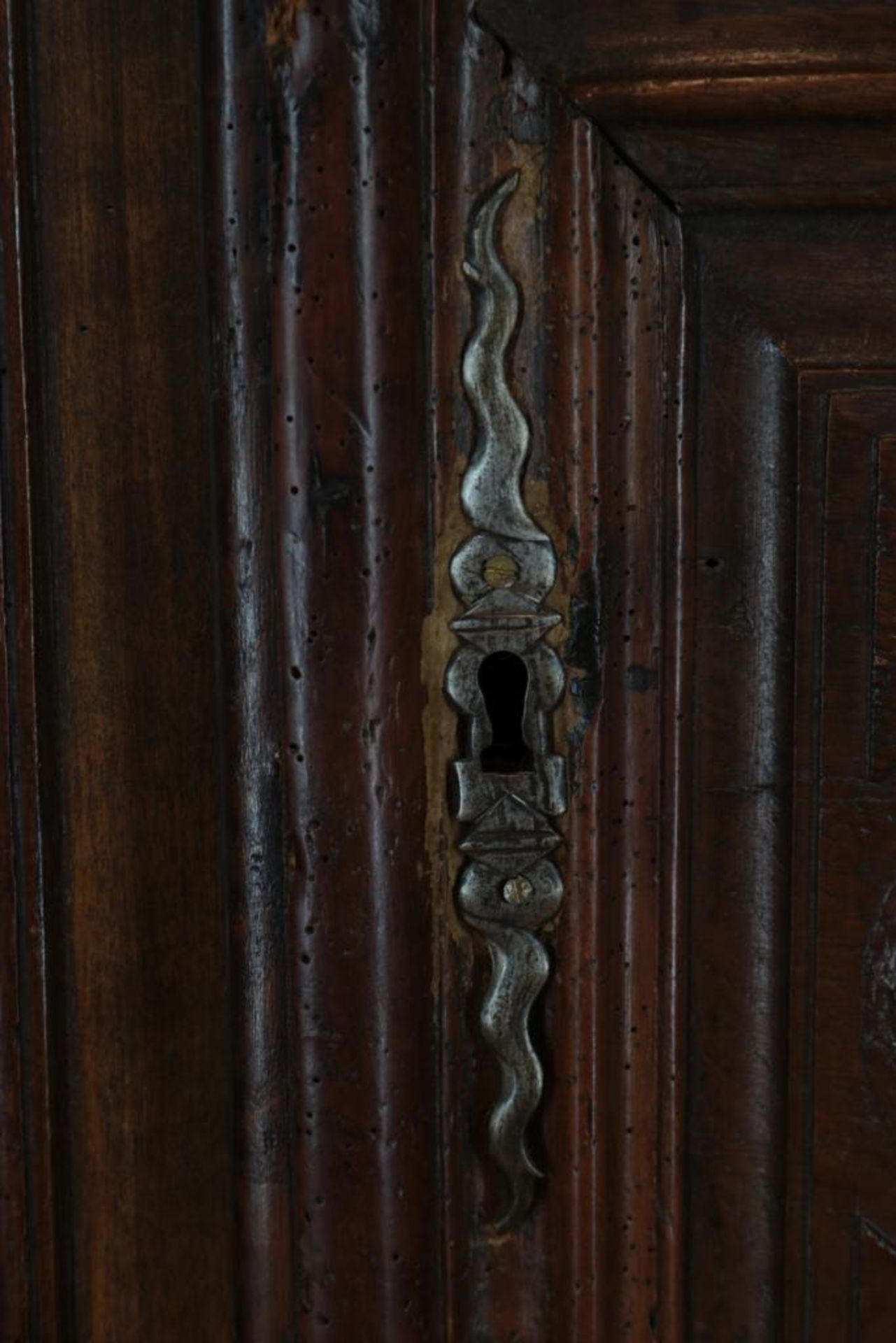 Eiken Bretonse linnenkast met 2 deuren - Bild 3 aus 8