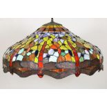 Tiffany-stijl hanglamp met libellen