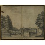 Gravure van kasteel Nijenrode