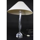 Dikglazen design lamp, Daum