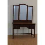 Eiken Art-Deco kaptafel