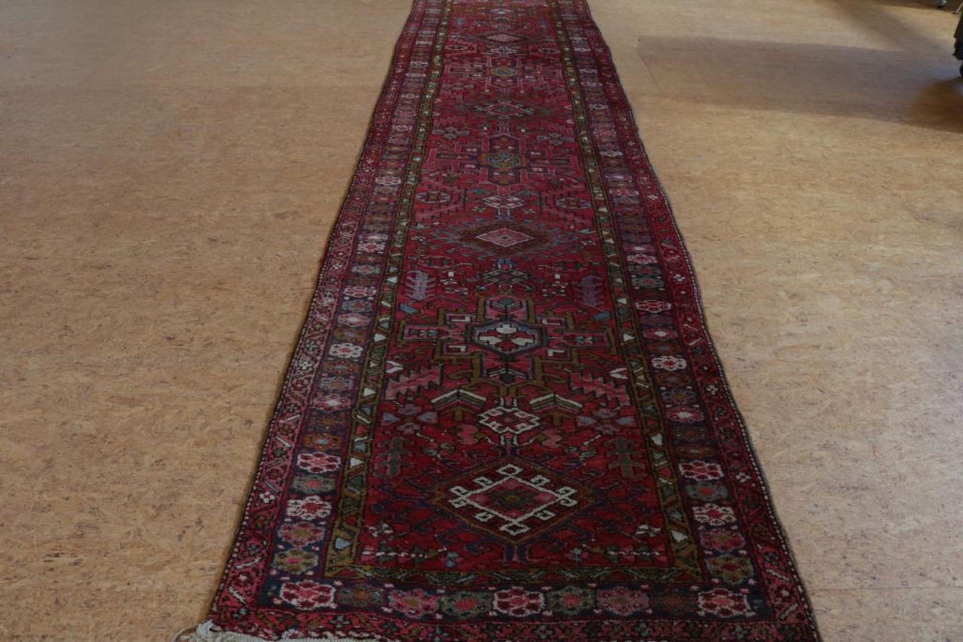 Tapijt, Hamadan loper 450 x 103 cm.