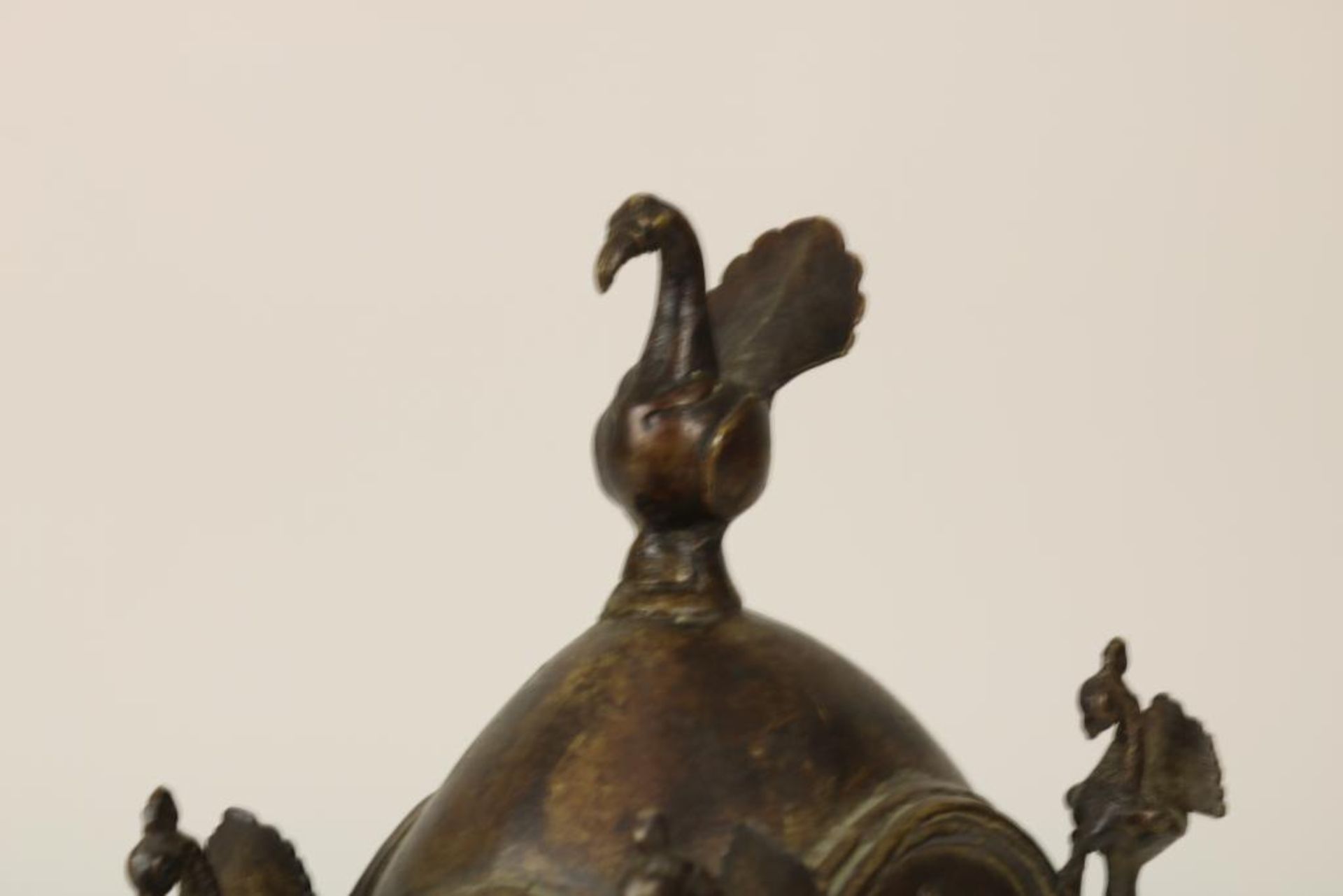 Bronzen rijtuig met 2 olifanten, Tibet - Bild 5 aus 5