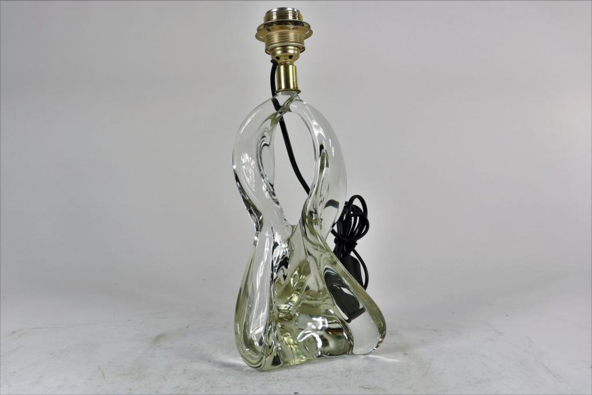 Design glas lampvoet, Doyen, h. 35 cm. - Bild 3 aus 3