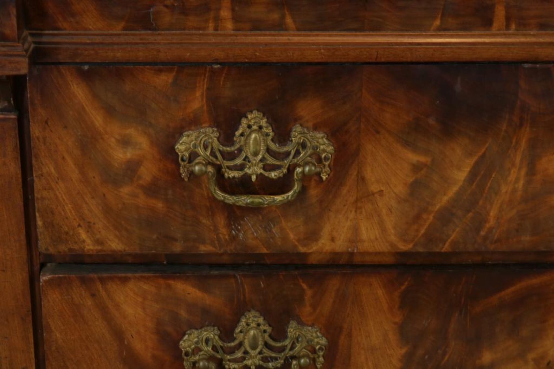 Mahonie gefineerd Louis XVI kabinet - Image 3 of 6