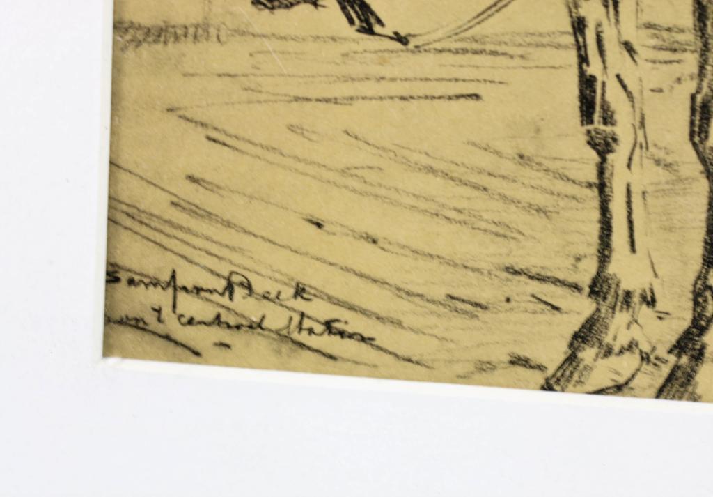 van Beek, paard met koets, tekening - Image 3 of 4