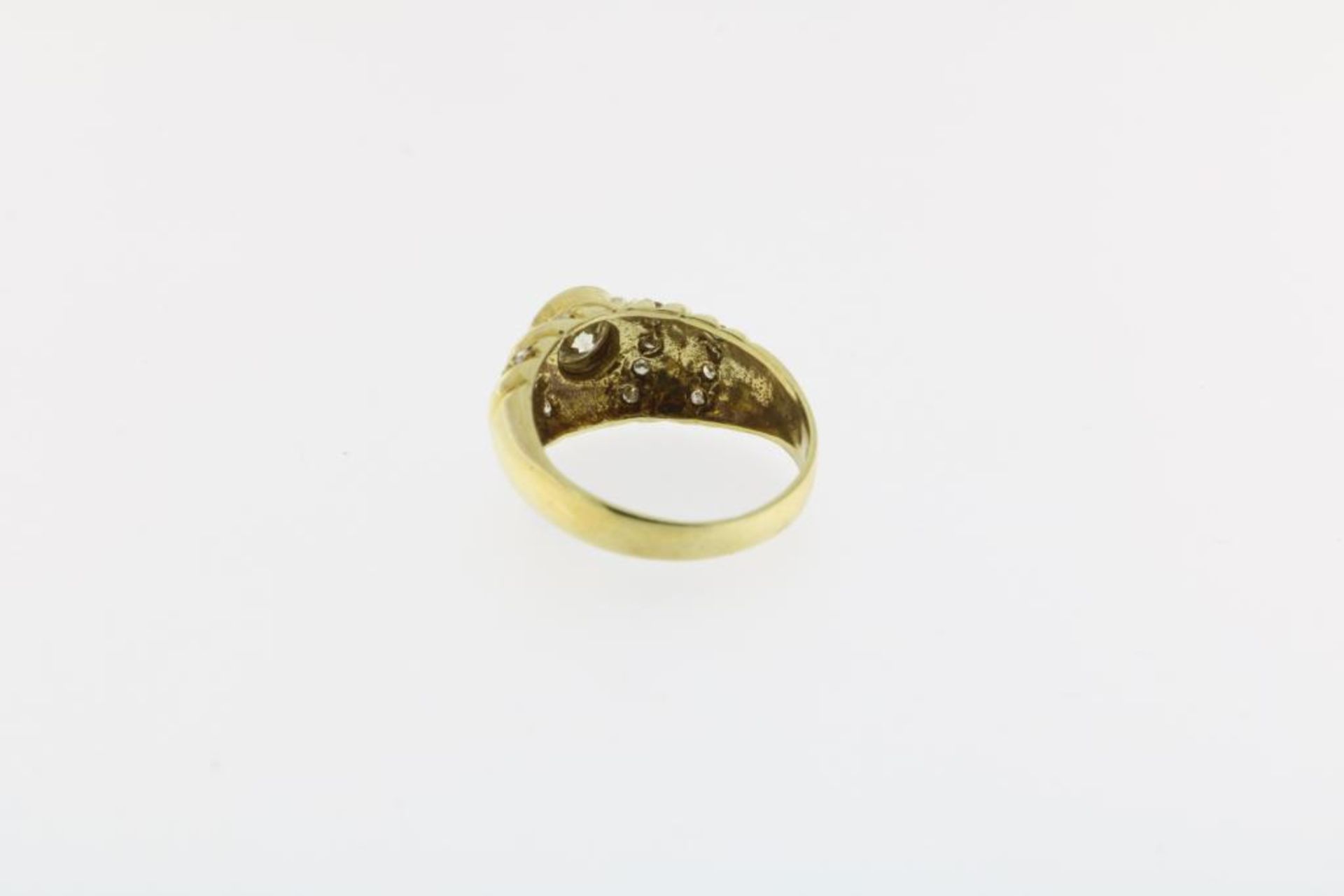 Geelgouden ring met diamanten c. 0,50 ct - Bild 3 aus 3