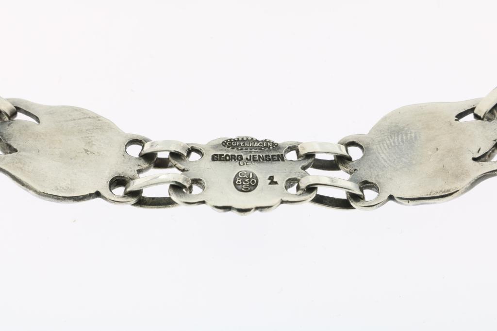 Zilveren collier en armband Georg Jensen - Image 2 of 6