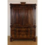 Mahonie gefineerd Louis XVI kabinet