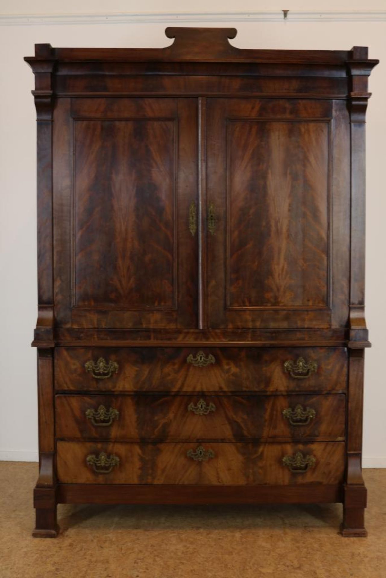 Mahonie gefineerd Louis XVI kabinet