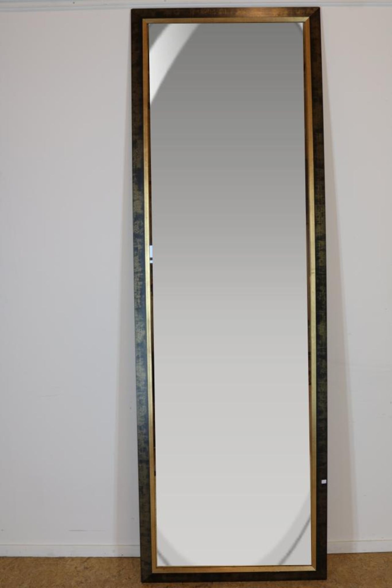 Rechthoekige spiegel in gekleurde lijst - Image 2 of 2