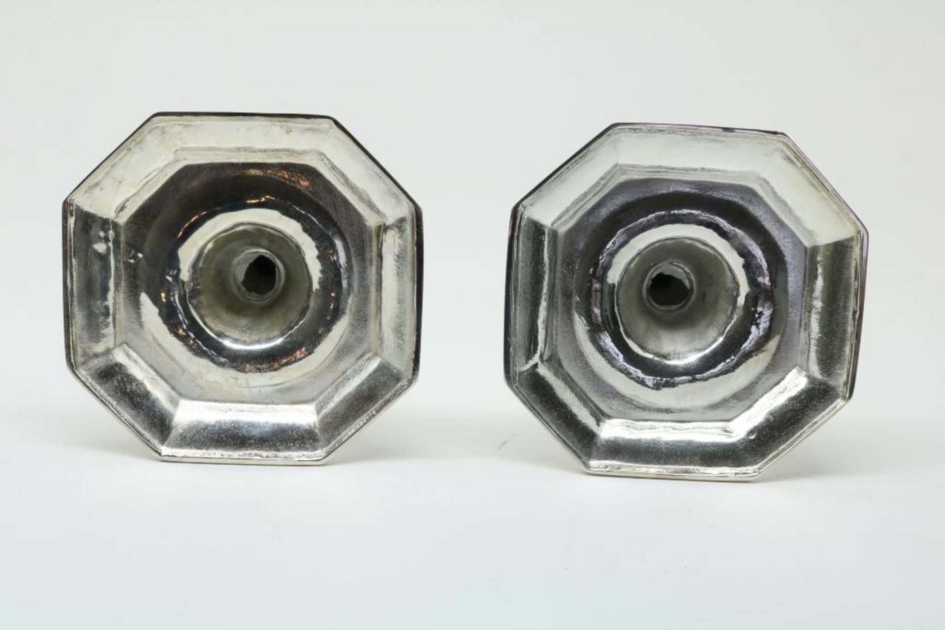 Paar zilveren kandelaars, regence stijl - Bild 2 aus 3