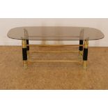 Tomasso salontafel met glasplaat