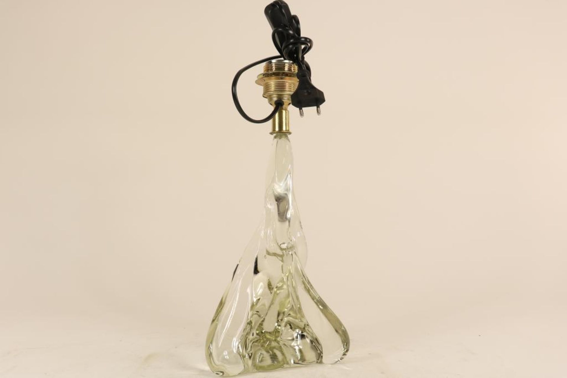 Design glas lampvoet, Doyen, h. 35 cm. - Bild 2 aus 3