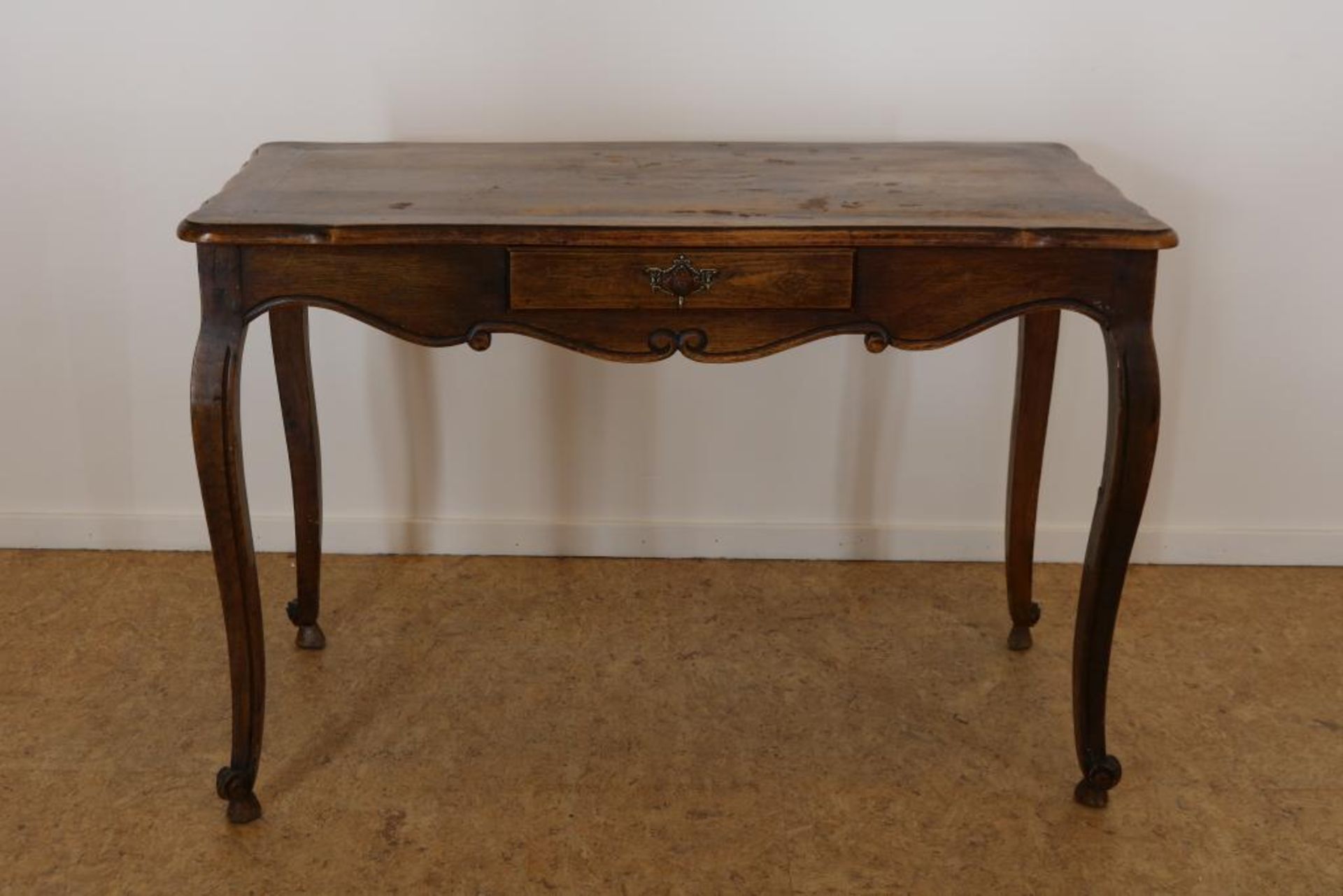 Eiken Louis XV-stijl bureau-plat