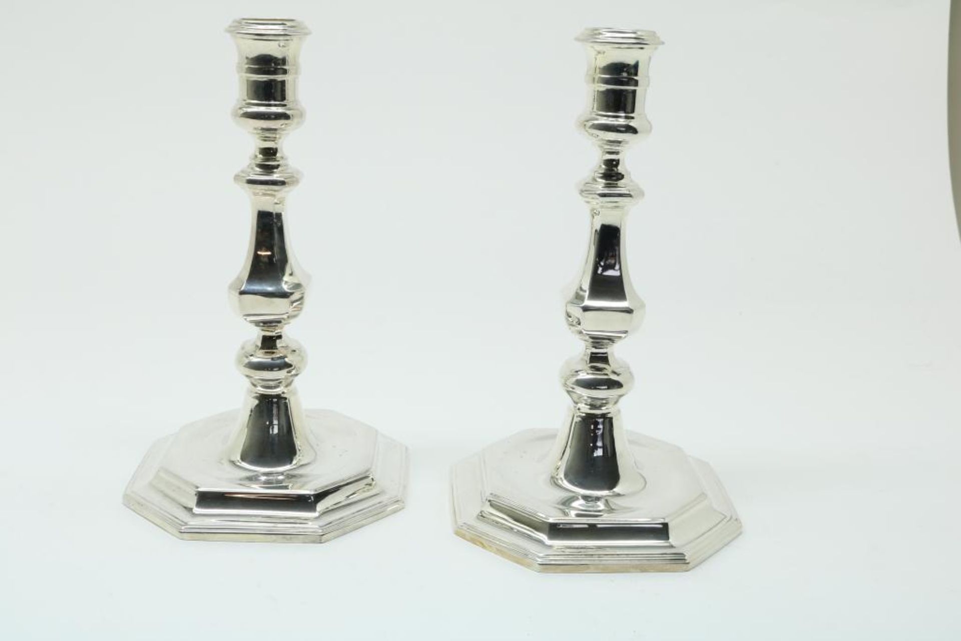 Paar zilveren kandelaars, regence stijl - Bild 3 aus 3