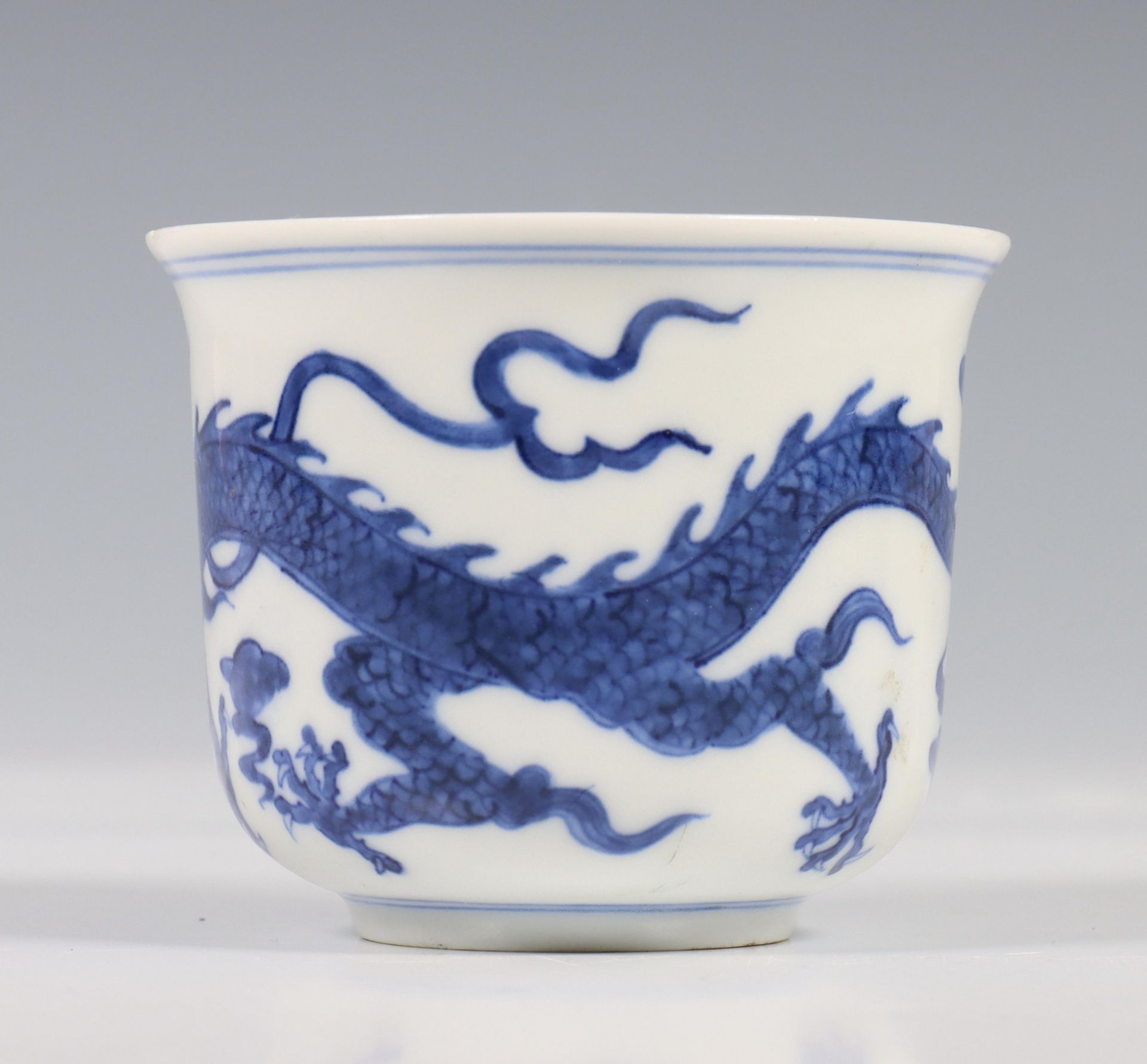 China,blauw-wit kommetje, 20e eeuw, - Image 7 of 7
