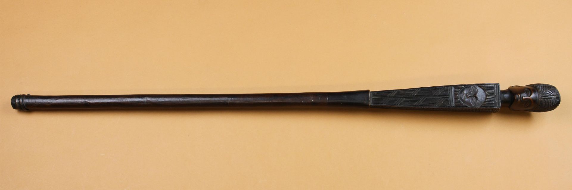 Angola, Luena, finely carved dignitary staff, - Image 4 of 5