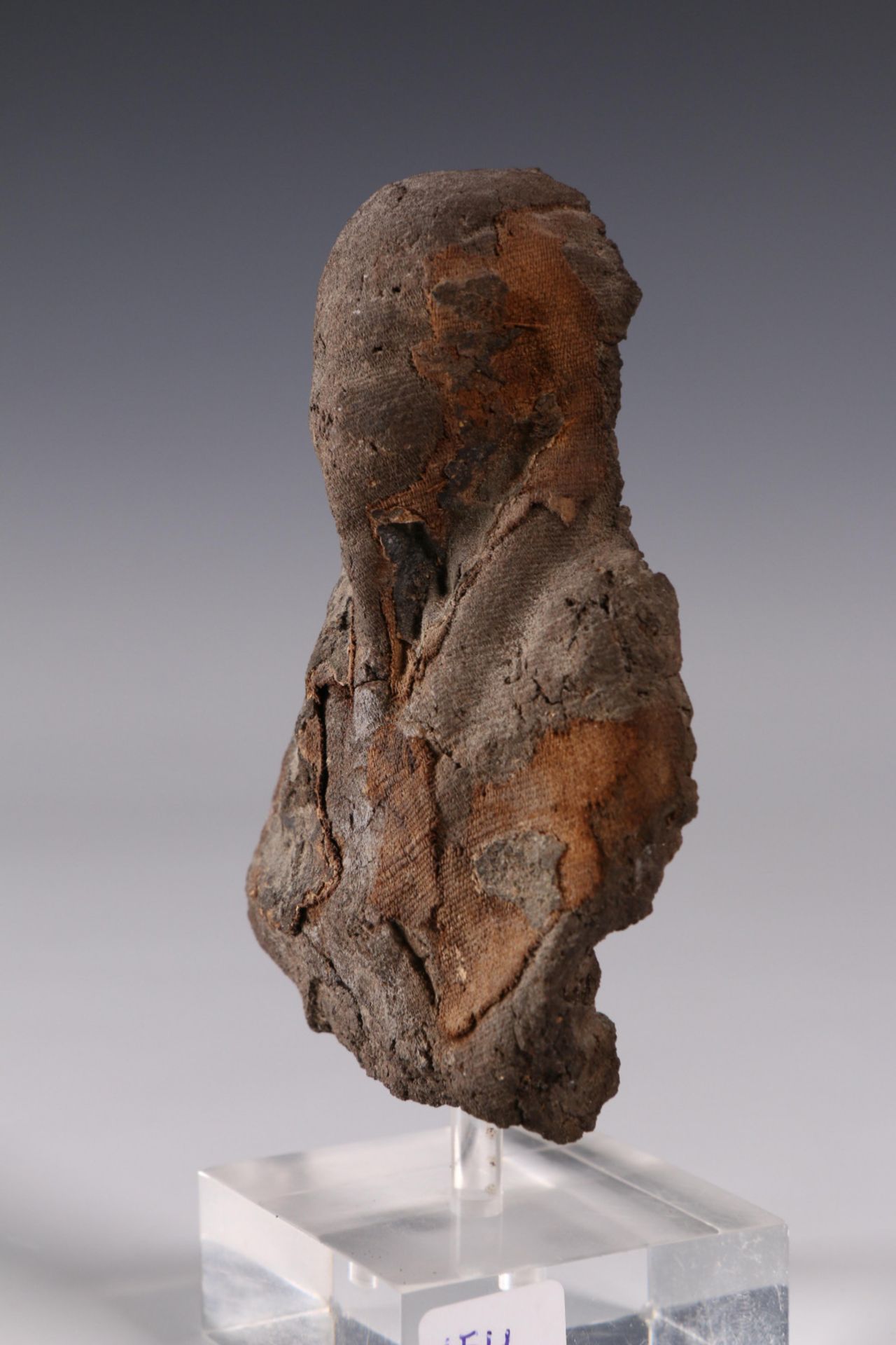 Egypt, earthenware mummified male God, 600 - 30 BC, Late Period, - Bild 3 aus 5