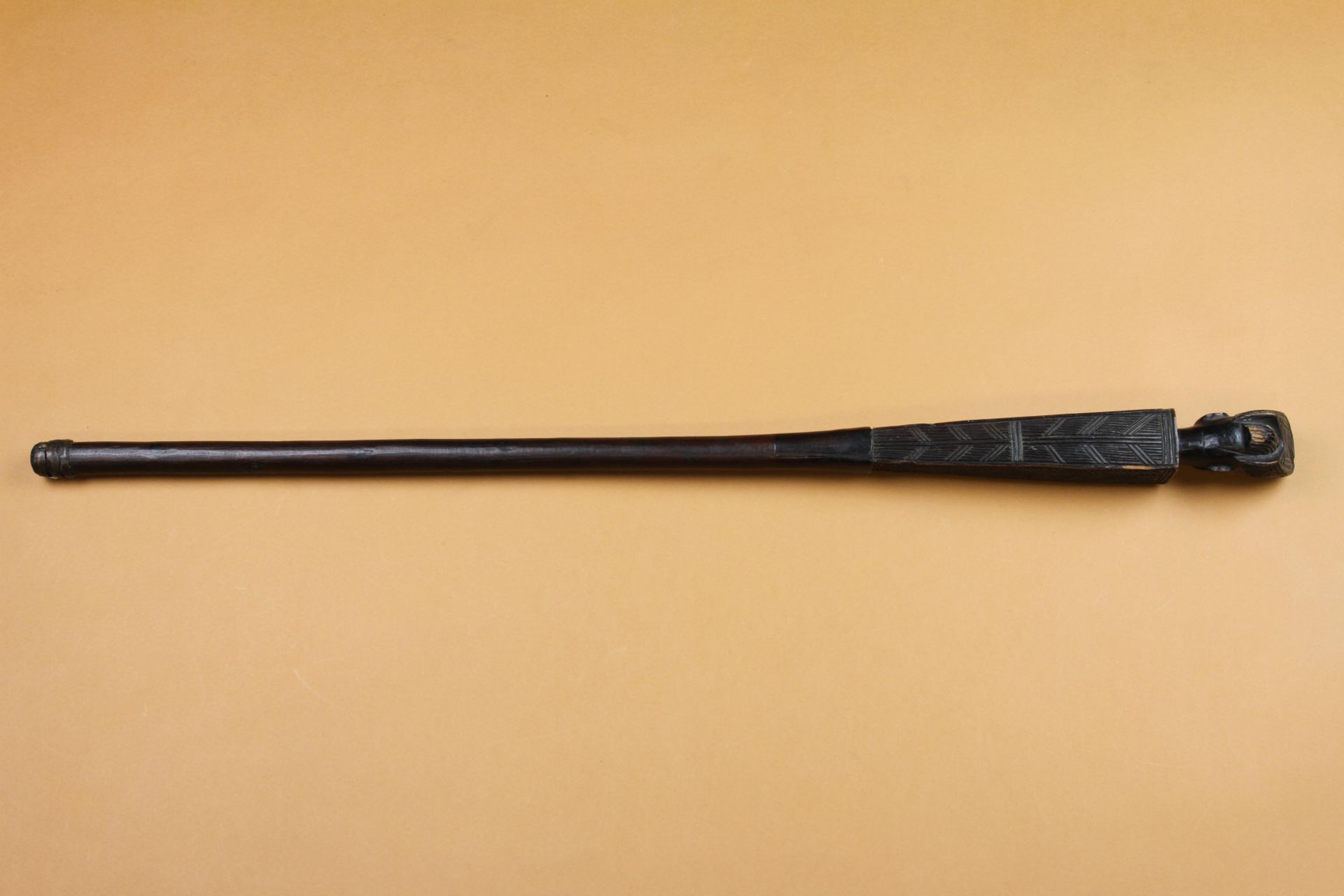 Angola, Luena, finely carved dignitary staff, - Image 2 of 5