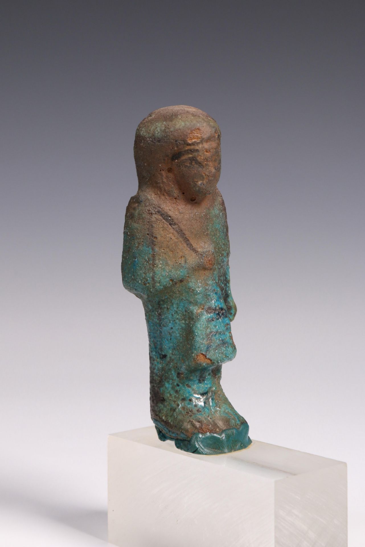 Egypt, faience guardian figure, Late New Kingdom, - Bild 12 aus 13