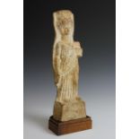 Greek terracotta female figure, Boetia, ca. 5th century BC