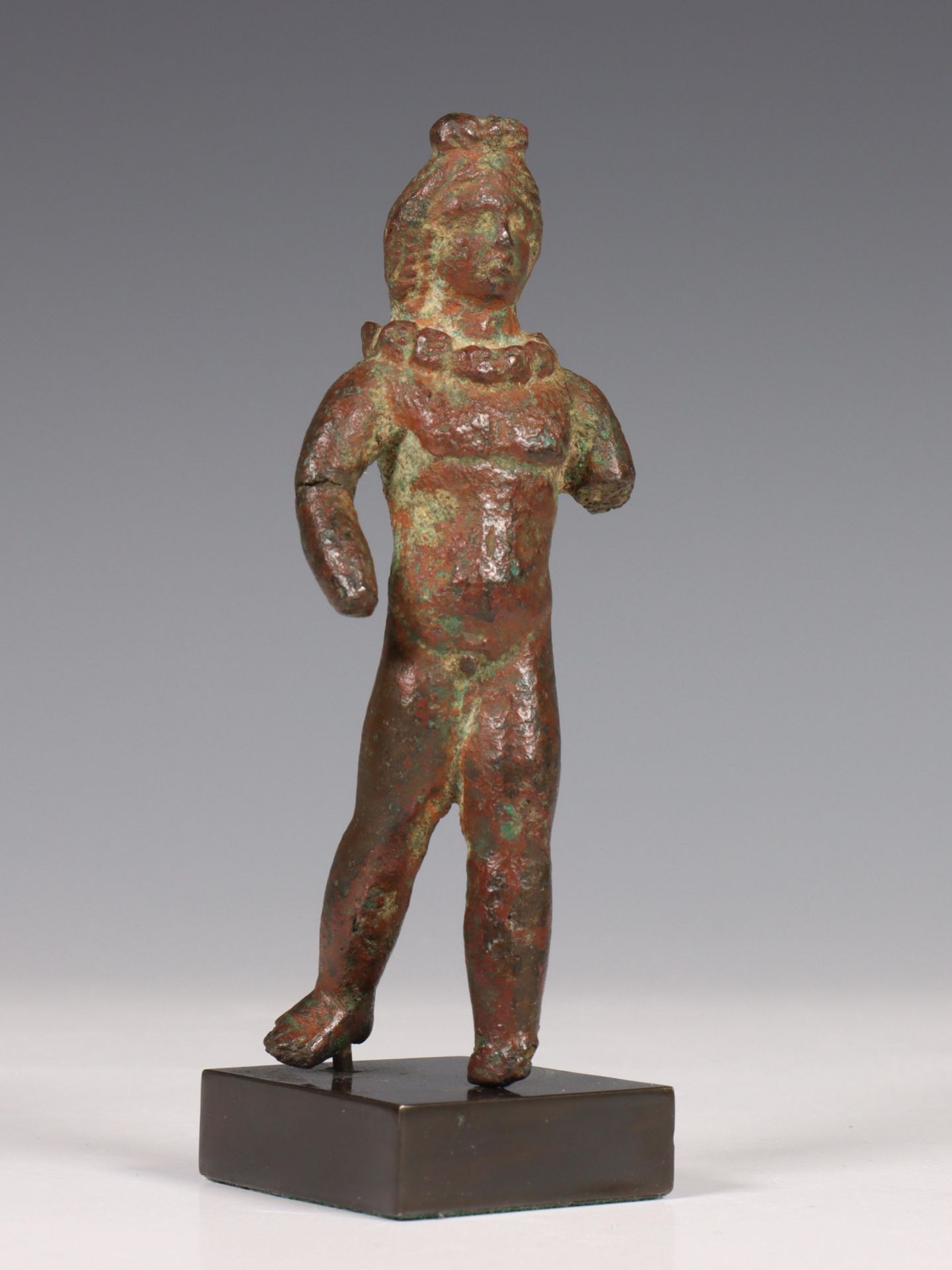 Egypt, Roman Period, bronze sculpture of Harpocrates, 2nd-3rd century,