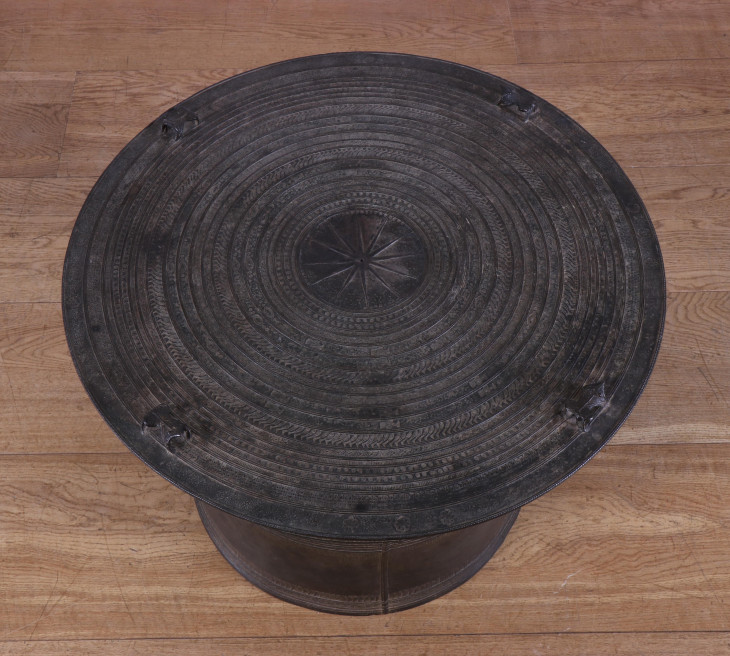 Vietnam, bronzen water drum, Dong Son stijl, ca. 1900; - Image 3 of 3