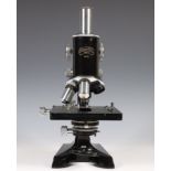Monoculaire microscoop in kist, ges. Steindorff & Co. ca. 1925;