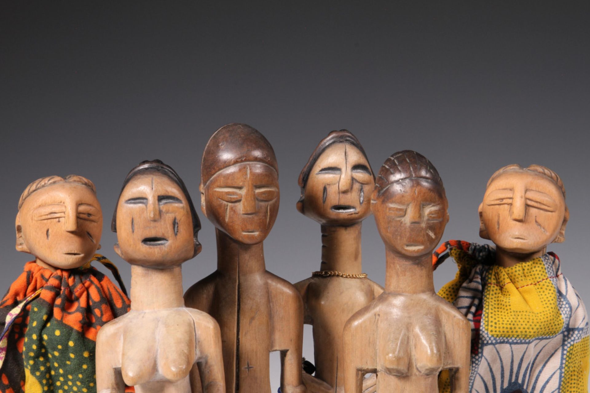 Togo, three pair of Ewe twin figures. - Image 2 of 3