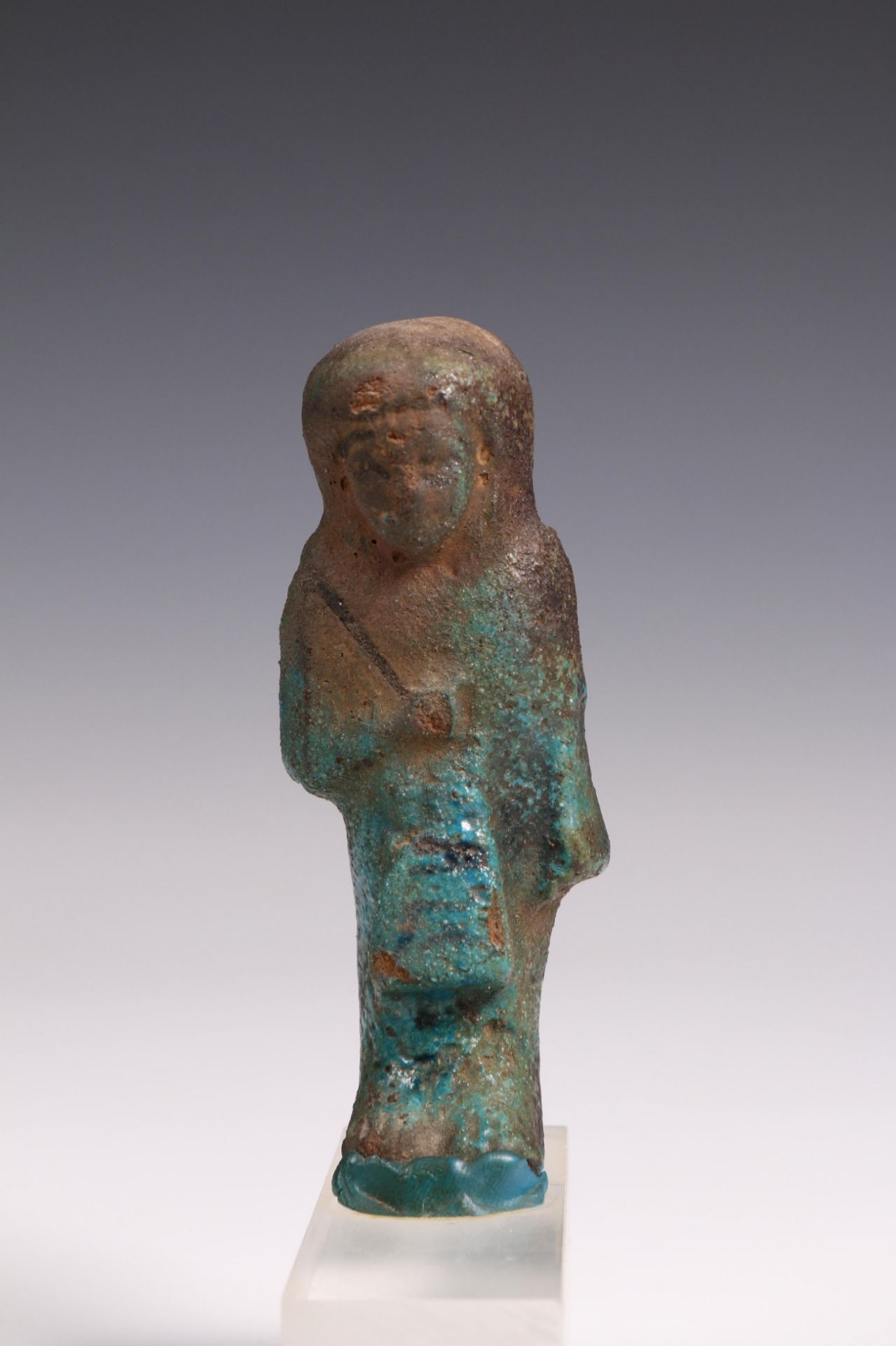 Egypt, faience guardian figure, Late New Kingdom, - Bild 10 aus 13