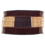 Sumatra, Toba-Batak, Samosir. Warp ikat ulos pinunsaan, 1st quarter 20th century.