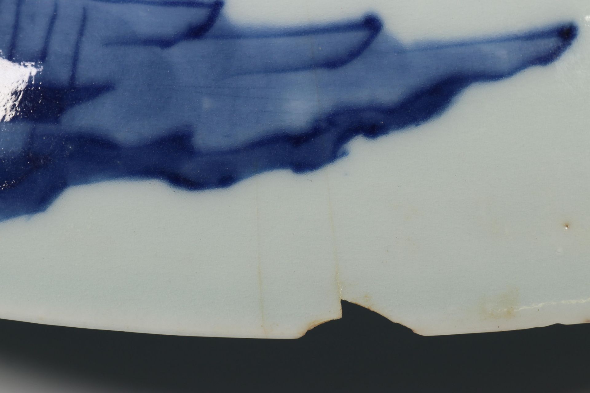 China, een blauw-wit porseleinen serviesgedeelte, laat Qing-dynastie, - Bild 34 aus 44