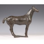 Ek van Zanten (geb. 1933), bronzen sculptuur;