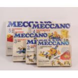 Vijf verschillende sets Meccano, 70er jaren;