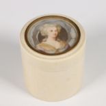 Bernard Verschot (1728-1783), portret miniatuur op ivoor, ca. 1770,