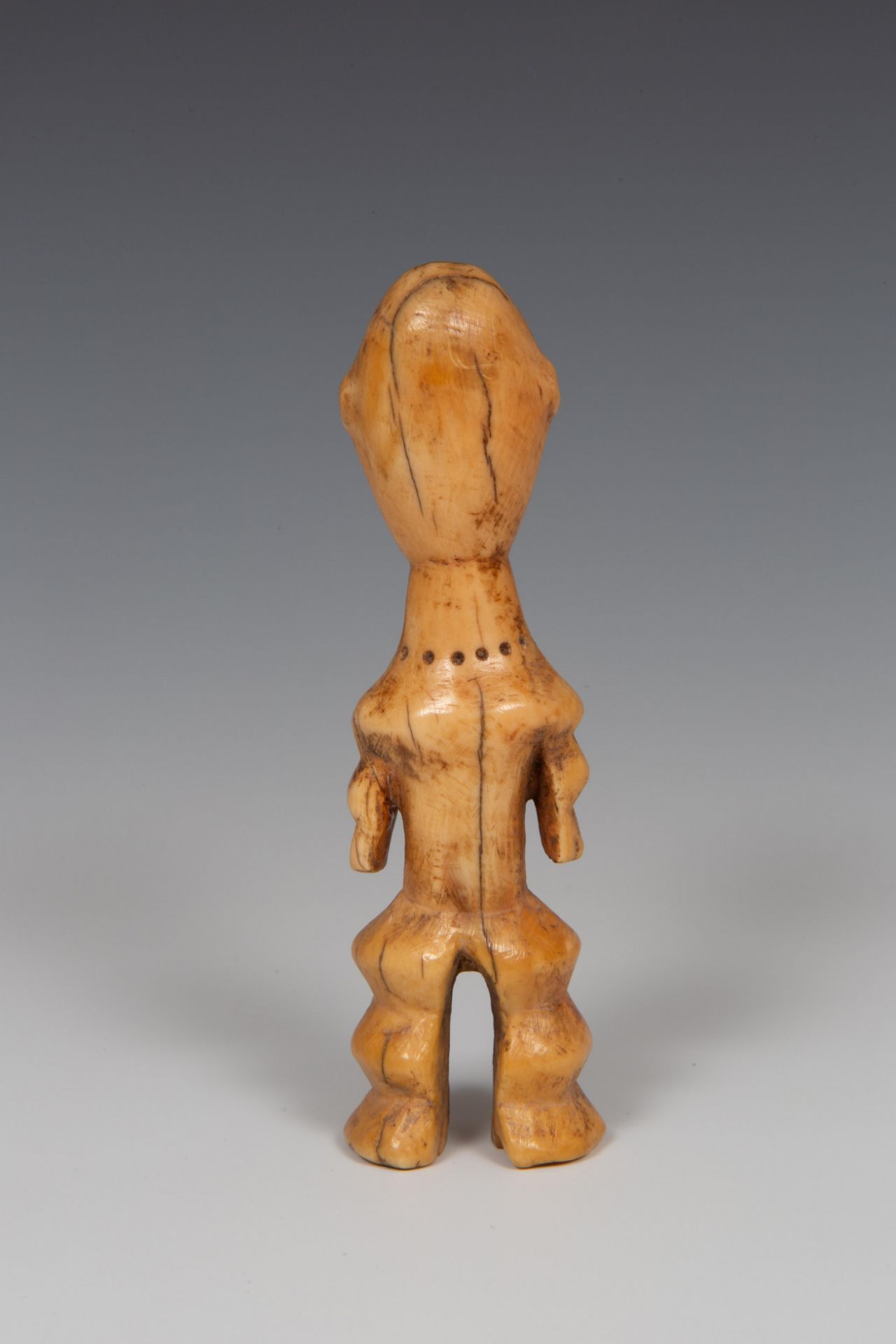 DRC., Lega, standing ivory figure. - Image 2 of 5