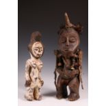 Two decorative African figures.