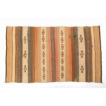 North America, Navajo, wool saddle blanket