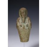 Egypt, faience part of a fine Ushabti, Late Period,