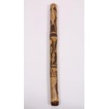 Papua, Asmat, bamboo pipe