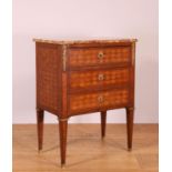 Mahoniehouten commode in Louis XVI-stijl,