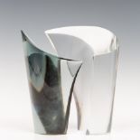 Felicitas Engels-Neuhold (geb. 1940), "Ontmoeting", tweedelig glazen sculptuur, 1994