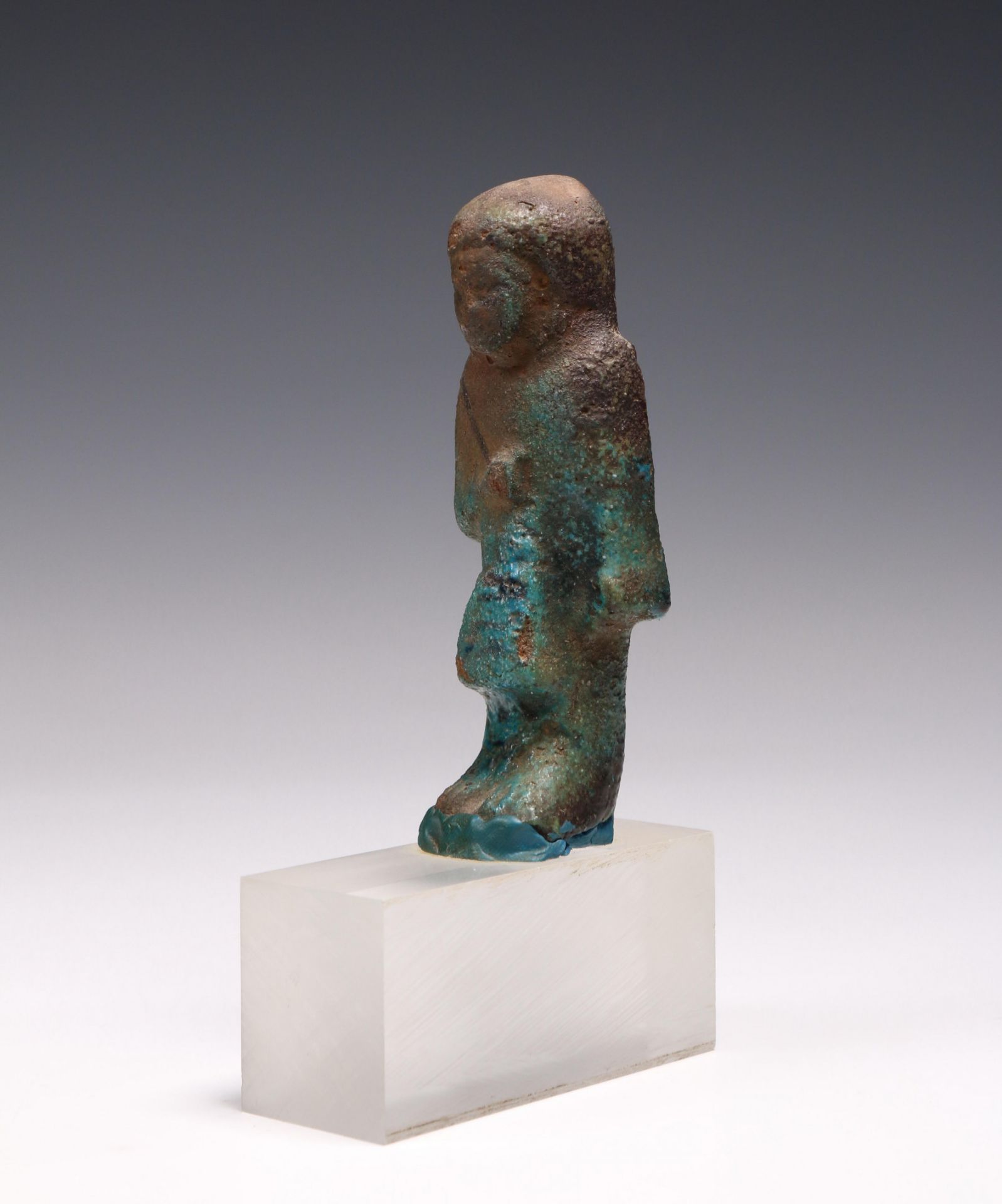 Egypt, faience guardian figure, Late New Kingdom, - Bild 8 aus 13