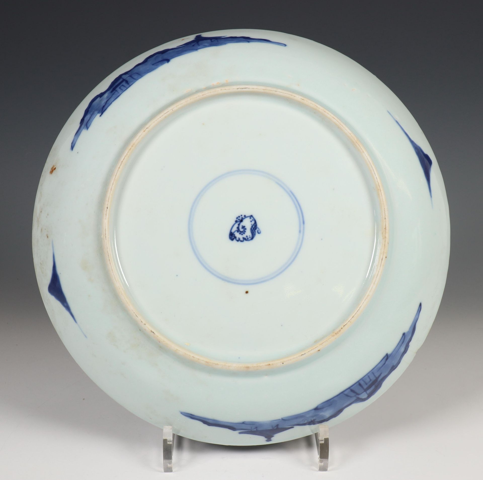 China, een blauw-wit porseleinen serviesgedeelte, laat Qing-dynastie, - Bild 26 aus 44