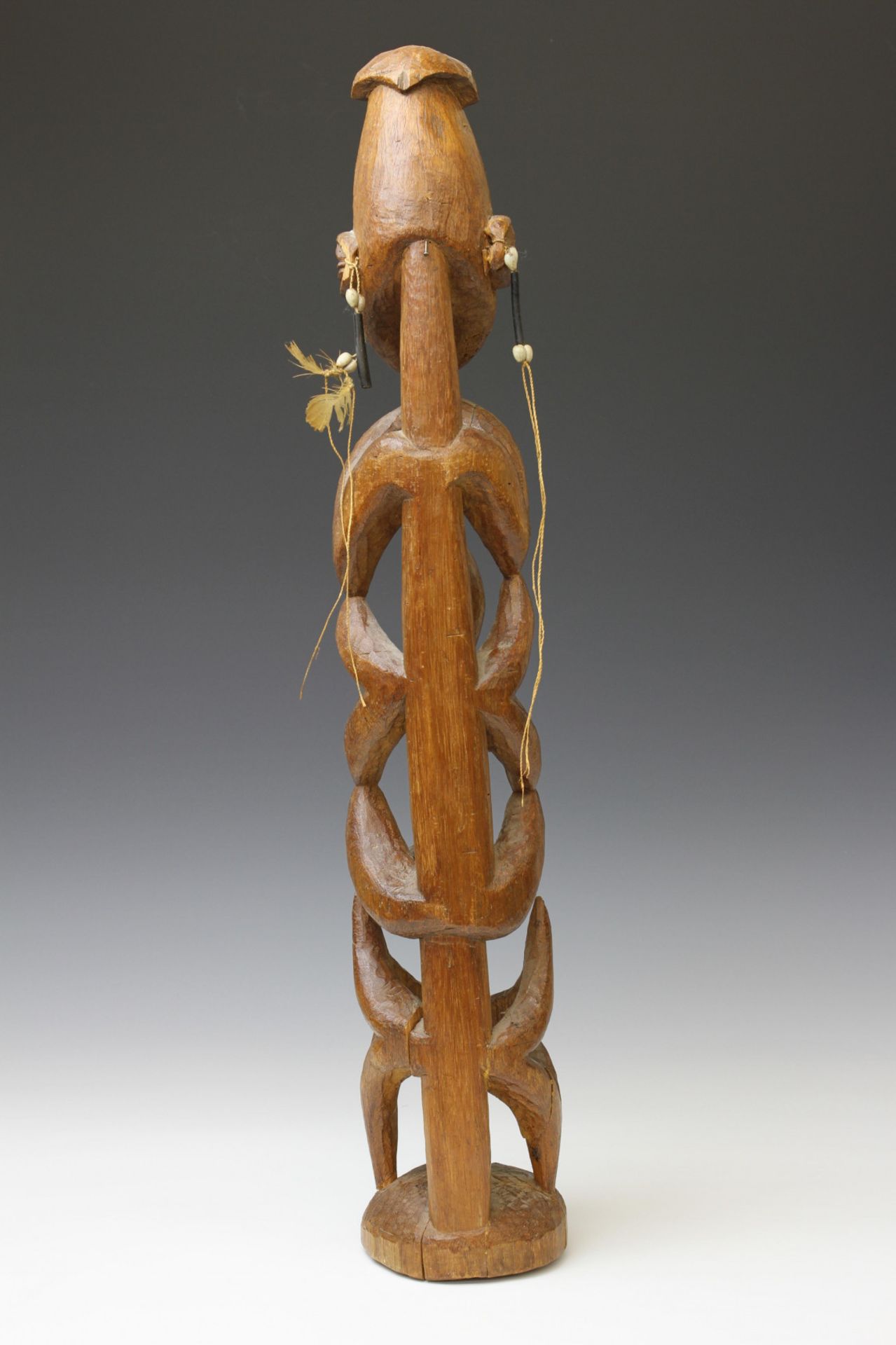 Papua, Asmat, open worked ancestor figure and a Kamoro figure - Image 7 of 7